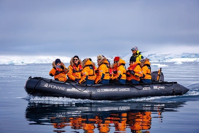 Longer Days with sun and polar nights on Antarctica