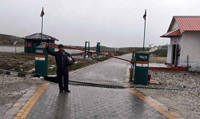 Indo China Border At Bumla Pass