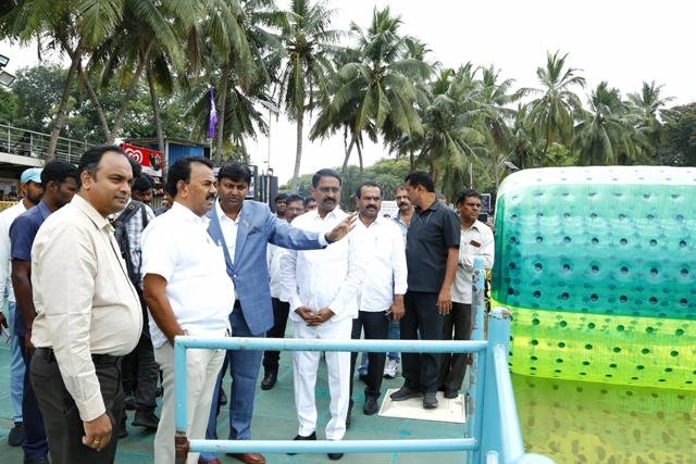 Telangana Tourism Corporation Launches water sports Activities in Hussain sagar2