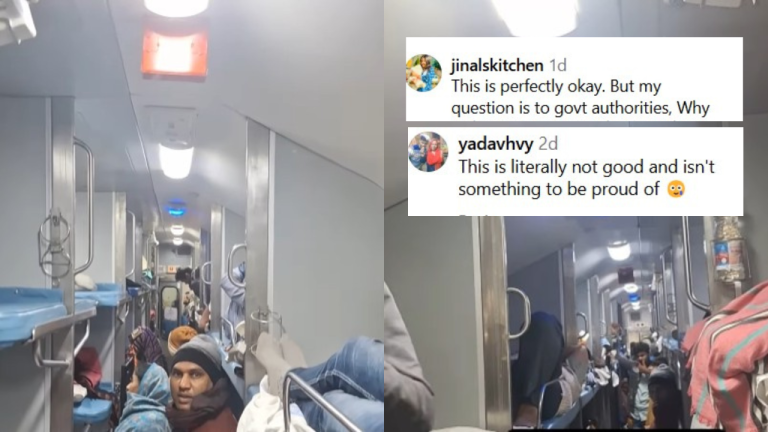 Viral Video Of Ticketless Passangers in 3rd AC Train To Kumbh Mela 2025
