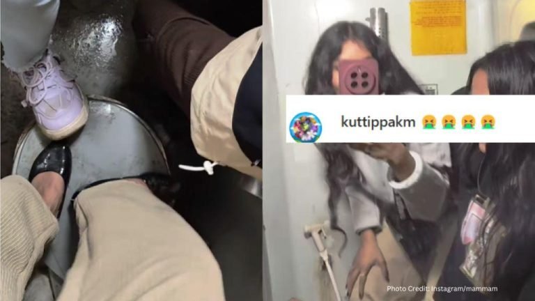 women Travel In Railway Bathroom to Kumbh Mela