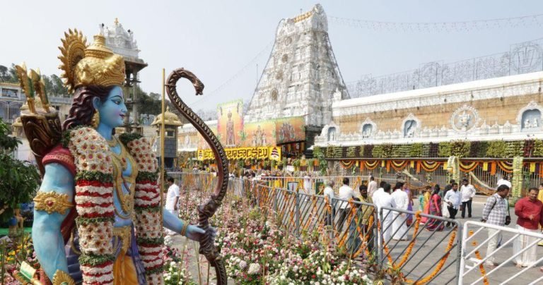 Floral Decoration In Tirumala (7)