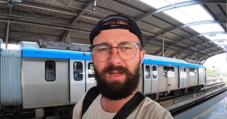 European Mr Abroad Vlogger Praised Hyderabad Metro