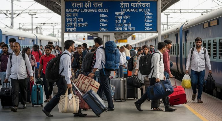 Railways Luggage Limit: రైలులో లగేజీ తీసుకెళ్లే వారికి షాక్.. ఈ కొత్త రూల్స్ తెలియకపోతే జరిమానా పక్కా