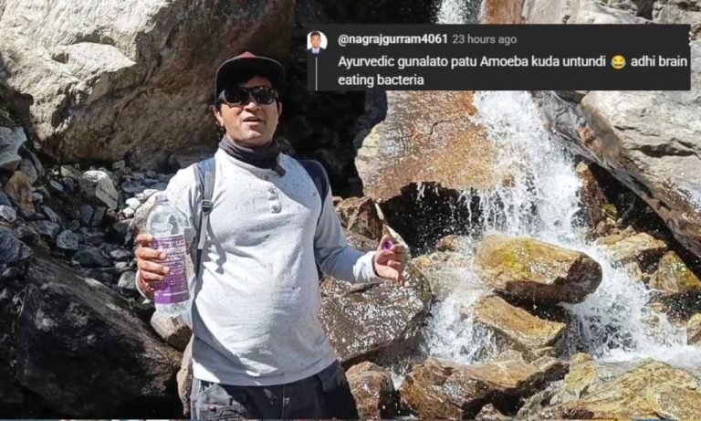 does glacier water has amoeba fact check