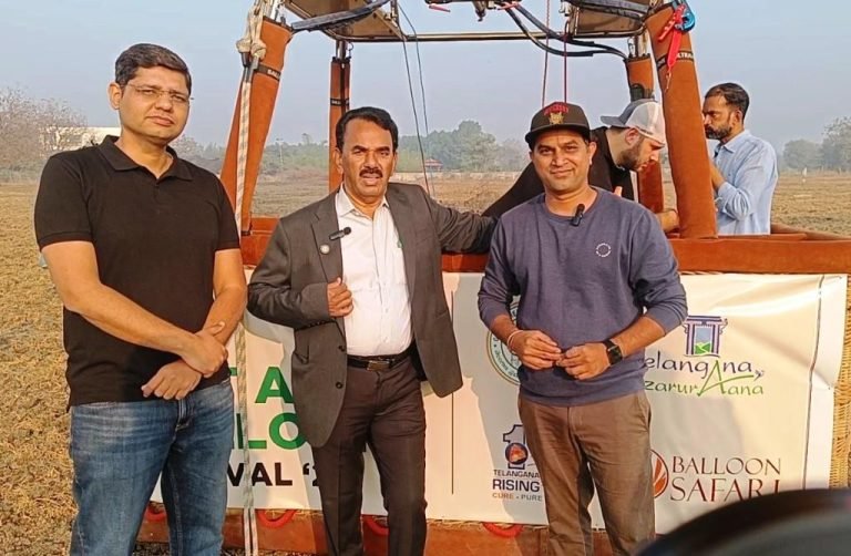 Hyderabad from 3,000 ft