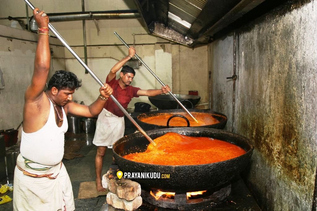 TTD Kitchen Staff Cooking Rice In Huge Vessel In Tirumala