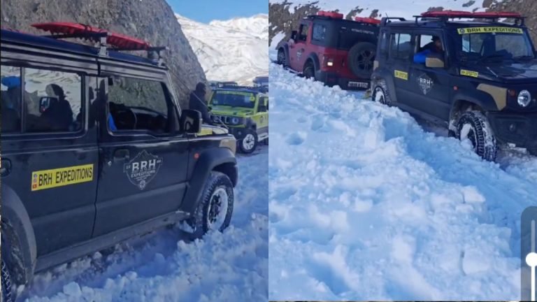 Thar Jimny Snow Video