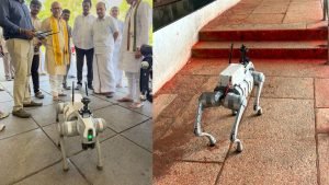 robot dogs in tirumala