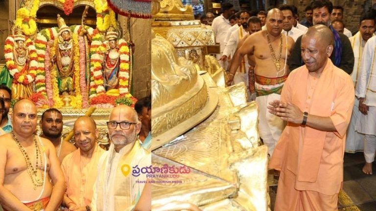 CM Yogi In Tirumala