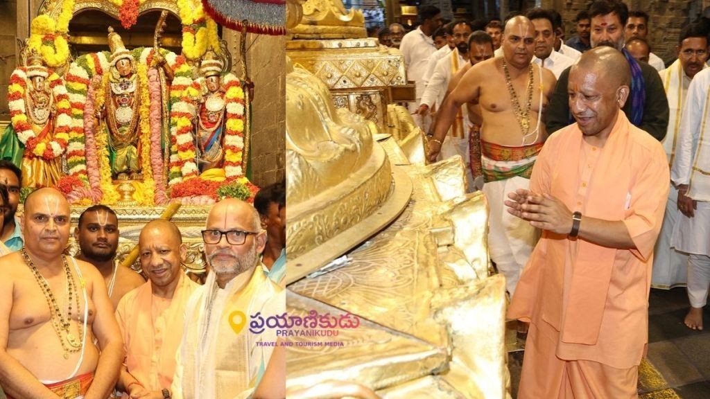 CM Yogi In Tirumala