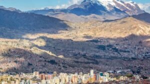 El Alto Bolivia - Highest City in the World Aerial View