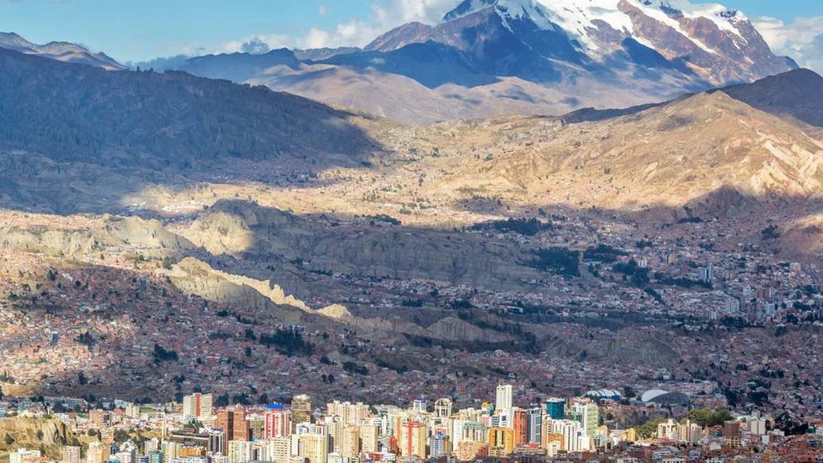 El Alto Bolivia - Highest City in the World Aerial View