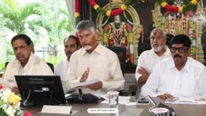 Andhra Pradesh Chief Minister Nara Chandrababu Naidu addressing media in Tirumala about TTD development plans 2026